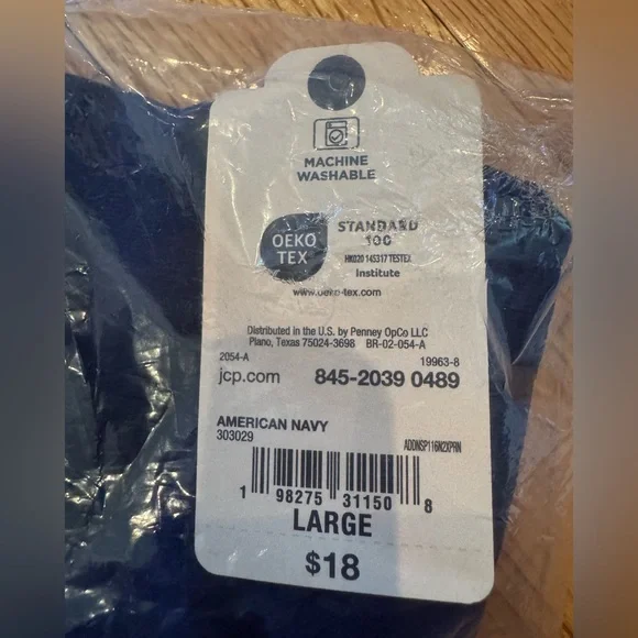 St. John's Bay Womens Crew Neck Long Sleeve T-Shirt Size L - Picture 3 of 3